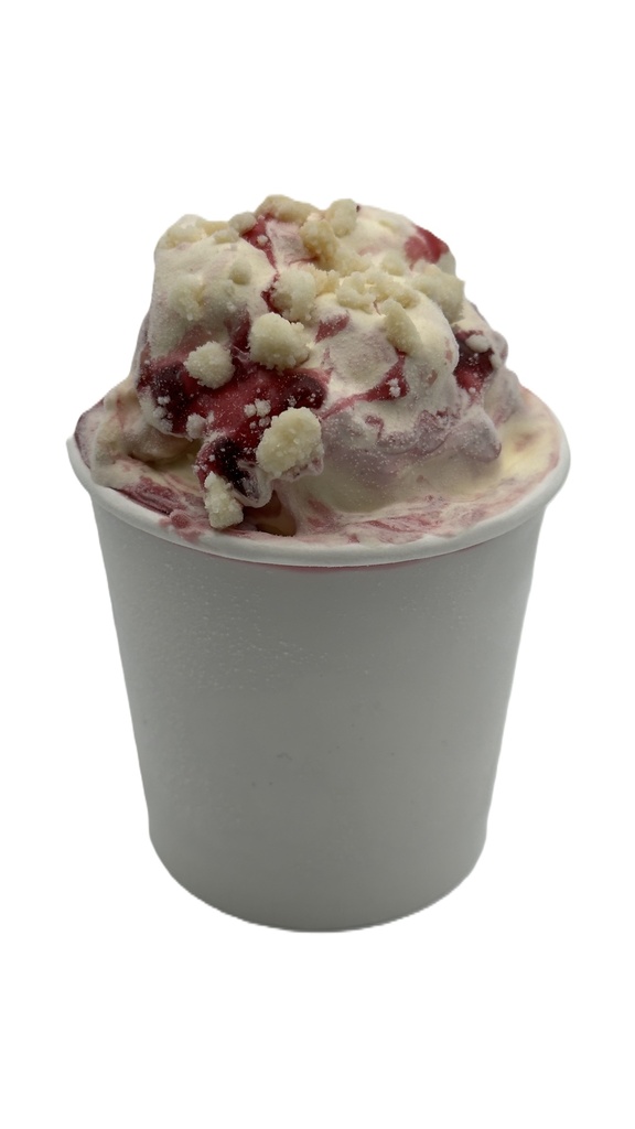 Vanille Himbeer Crumble