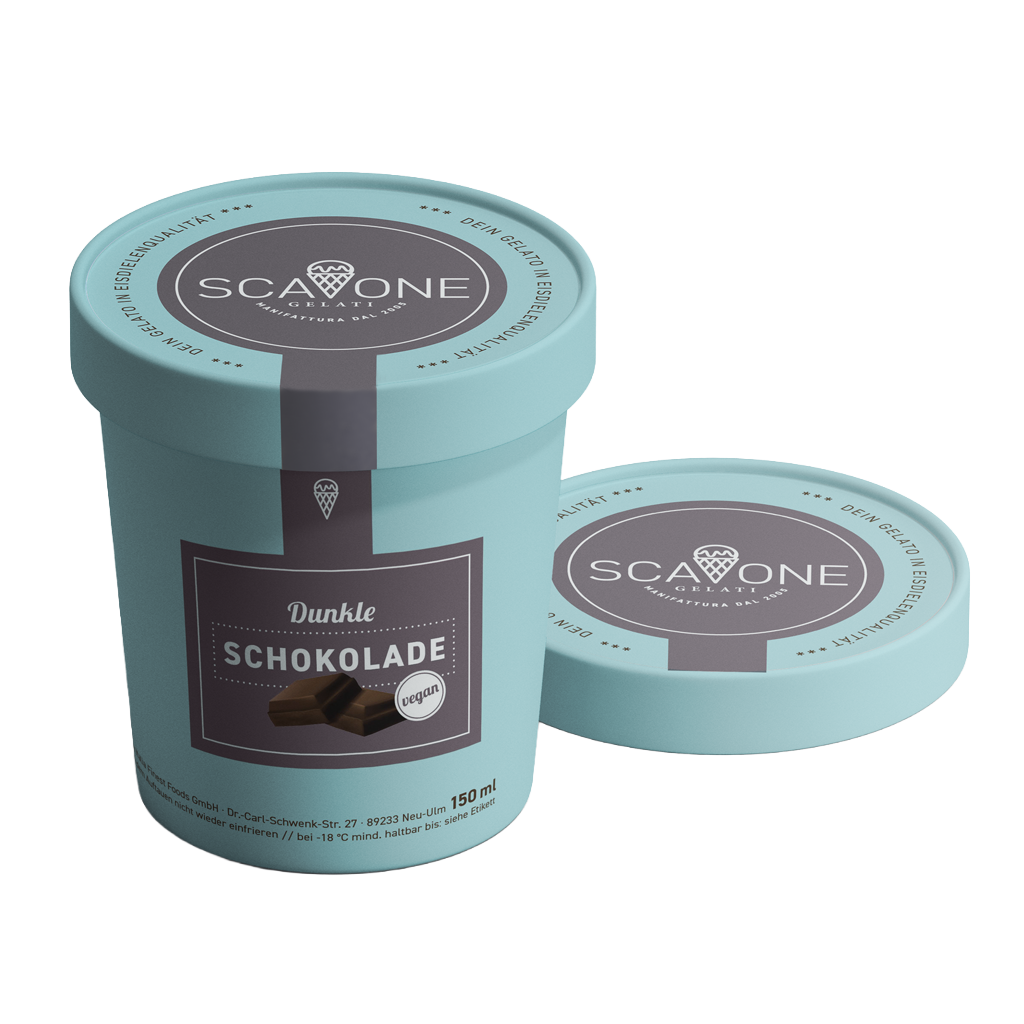 Portionsbecher DUNKLE SCHOKOLADE vegan