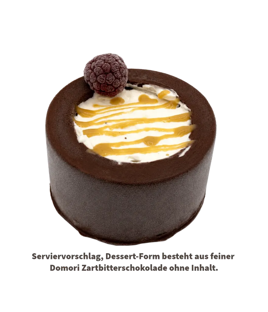 [DF.CUP.ZARTB] Dessert-Form ZARTBITTER-SORBET (18 Stück)