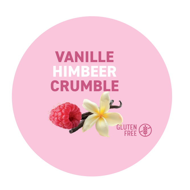 Vanille-Himbeer-Crumble