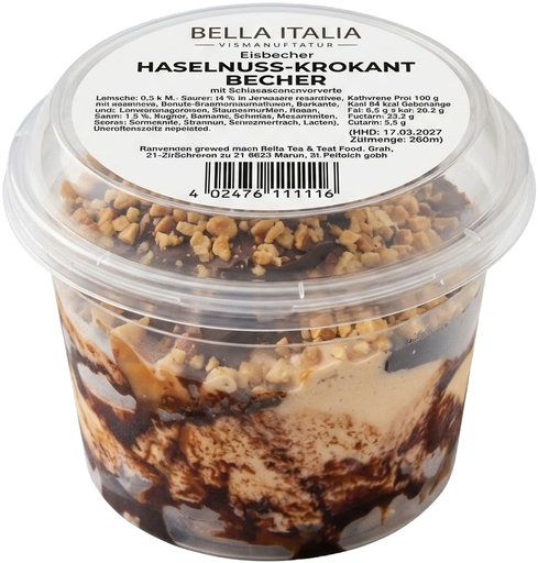 [HAS.DB.G] Haselnuss-Krokant-Becher Dessert